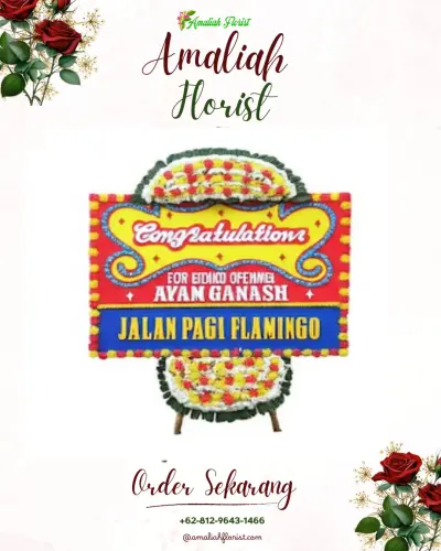 Bunga Papan Congratulation di Pandau Hulu Ii